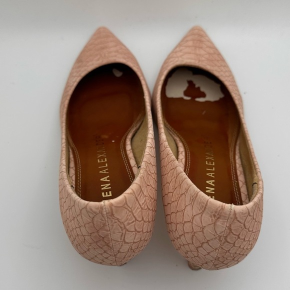 Athena Alexander Blush Pink Textured Heels Size 8 - Picture 7 of 7